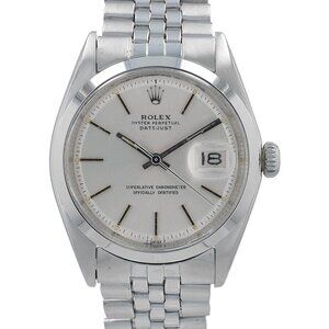 Rolex Datejust  1600 36mm Silver Index Dial Smooth Bezel Jubilee Band
